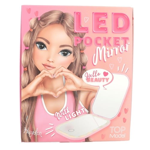 TOPModel - Foldable Pocket Mirror with LED