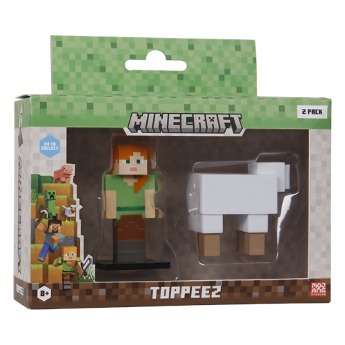 Minecraft - 3D Figure 2 pack - Alex & Sheep
