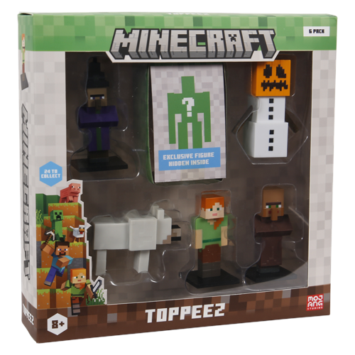 Minecraft -3D Figure 6 pack - Style 2
