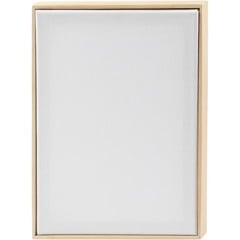 Stretched Canvas with Frame - A4 - size 21x29,7 cm - 280 g - white (257410)