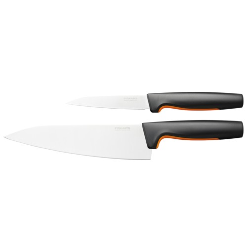 Fiskars - FunctionalForm Knivset 2 delar - Stor Kockkniv och Skalkniv