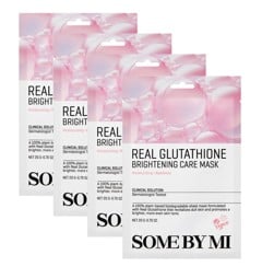 Some By Mi - Real Glutathione Brightening Care Mask - 4pcs