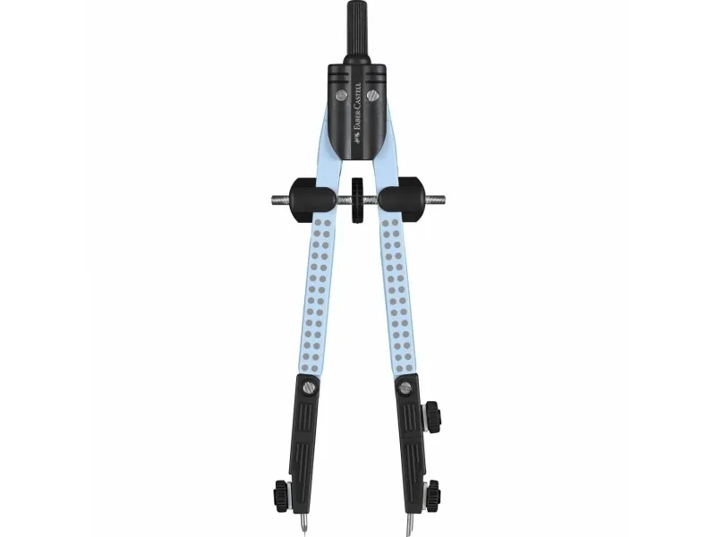 Faber-Castell - Passer - Hurtigindstilling Grip, lyseblå