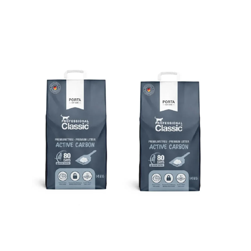Porta - 2 x Proffesional Classic - Active Carbon - 14 kg