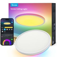 Govee Runde Smart Deckenleuchte – 12" RGB & Weiß, WLAN + App-Steuerung