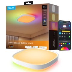Govee Quadratische Smart-Deckenleuchte 12 Zoll