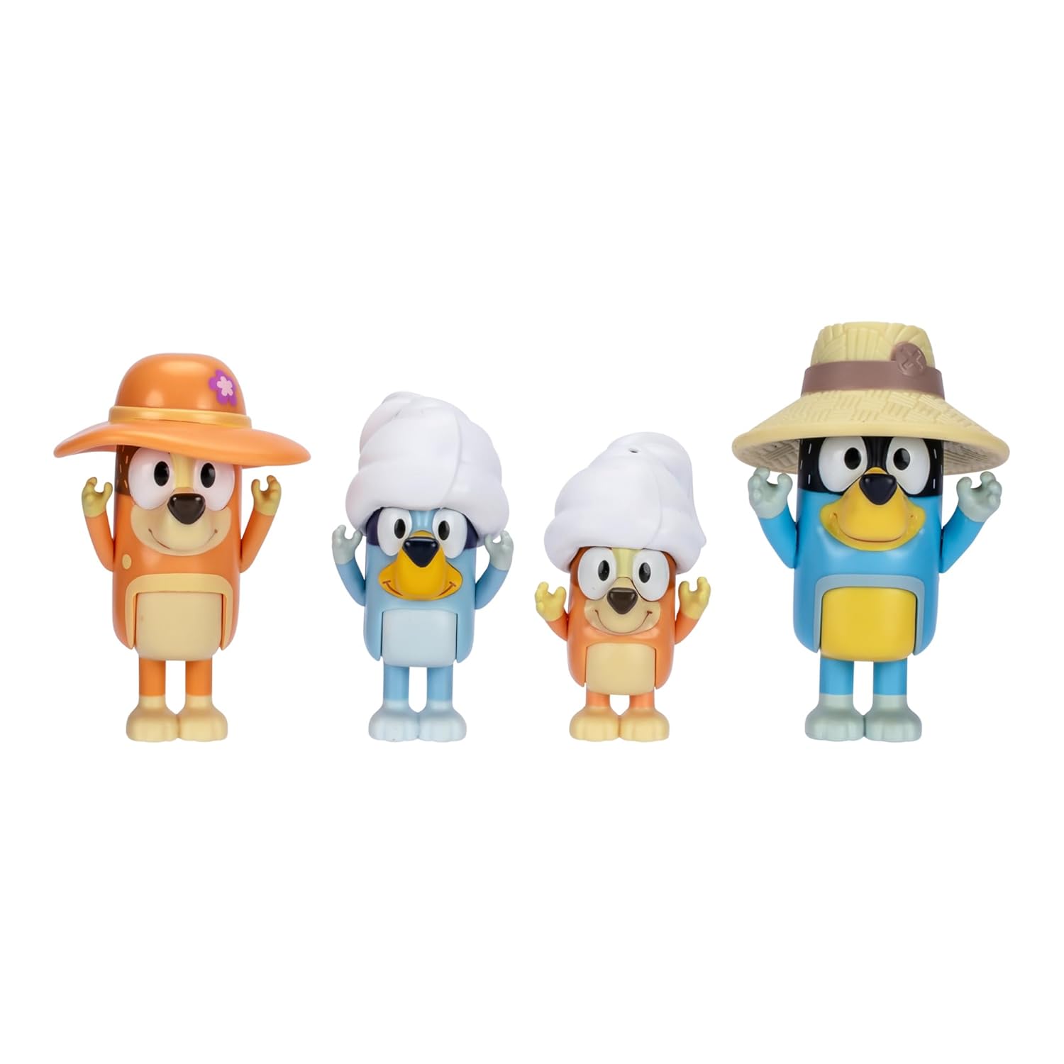 Bluey - Figurer 4-pakke - Familie Telt-tur