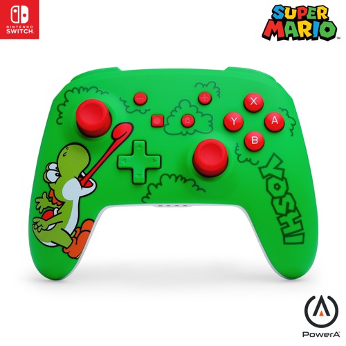 PowerA - Trådlös handkontroll för Nintendo Switch - Hungriga Yoshi