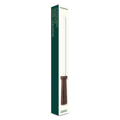 Gladkokken - Knife sharpener 3-in-1 - Length: 10 inches (approx. 25 cm), Diameter: 14 mm