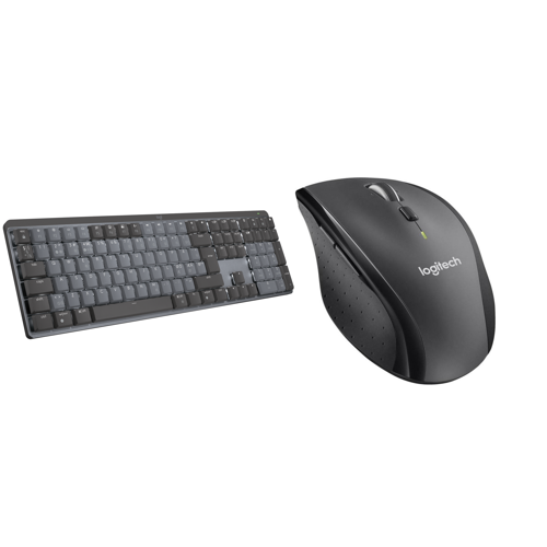- MX Mechanical Wireless Illuminated Keyboard - Nordic - Tactile Switch & M705 wireless mouse - Bundle