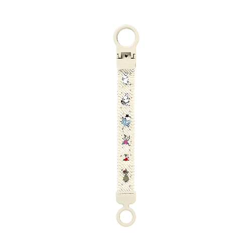 BIBS - BIBS x Moomins Pacifier Clip Loop - Ivory - Onesize
