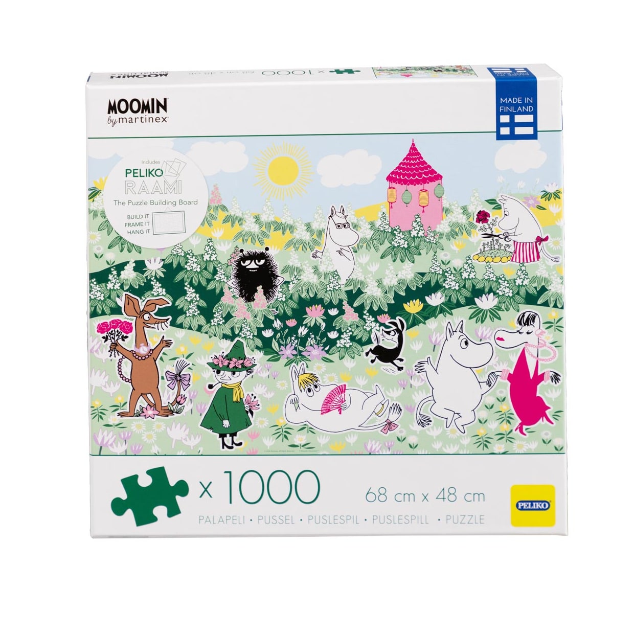 Mumitroldene - Blomstret Mumi-puslespil – 1000 brikker