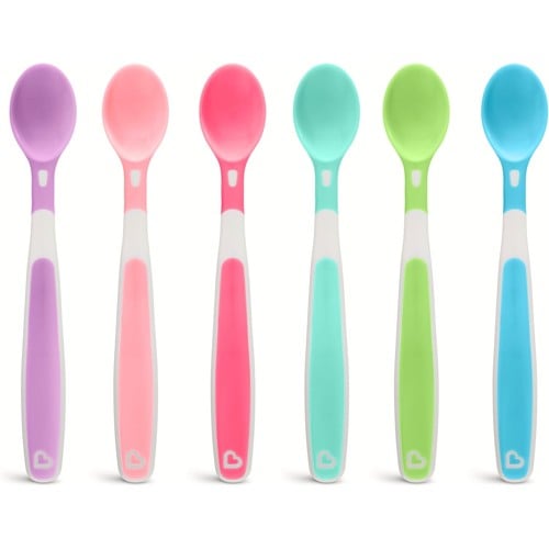 Munchkin - Soft Tip Infant Spoons - Assorted - 6-p +4m