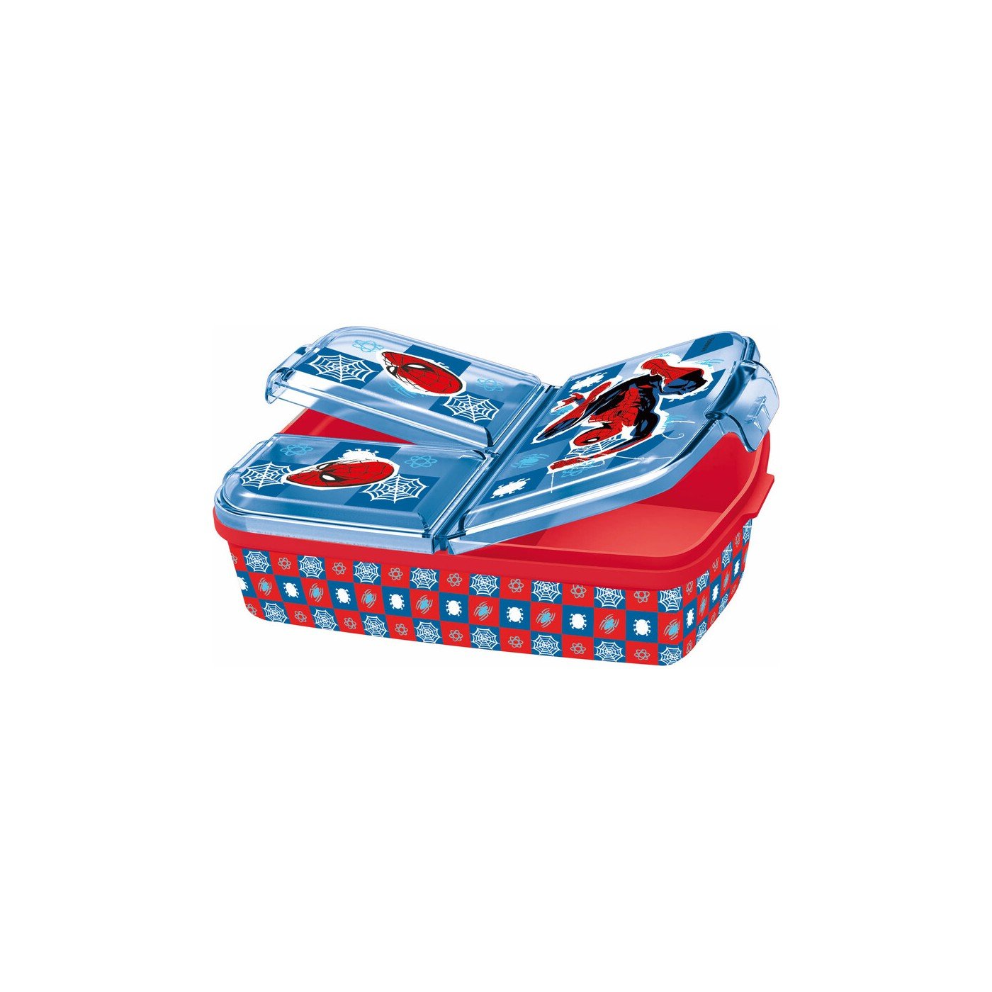 Stor – Lunchbox met meerdere vakken – Spider-Man