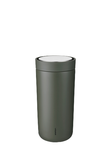 Stelton - To Go Click Vacuum Insulated Cup - Soft Dark Forest - 0.4 l - E