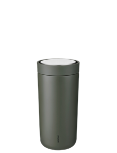 Stelton - To Go Click Vacuum Insulated Cup - Soft Dark Forest - 0.4 l - E