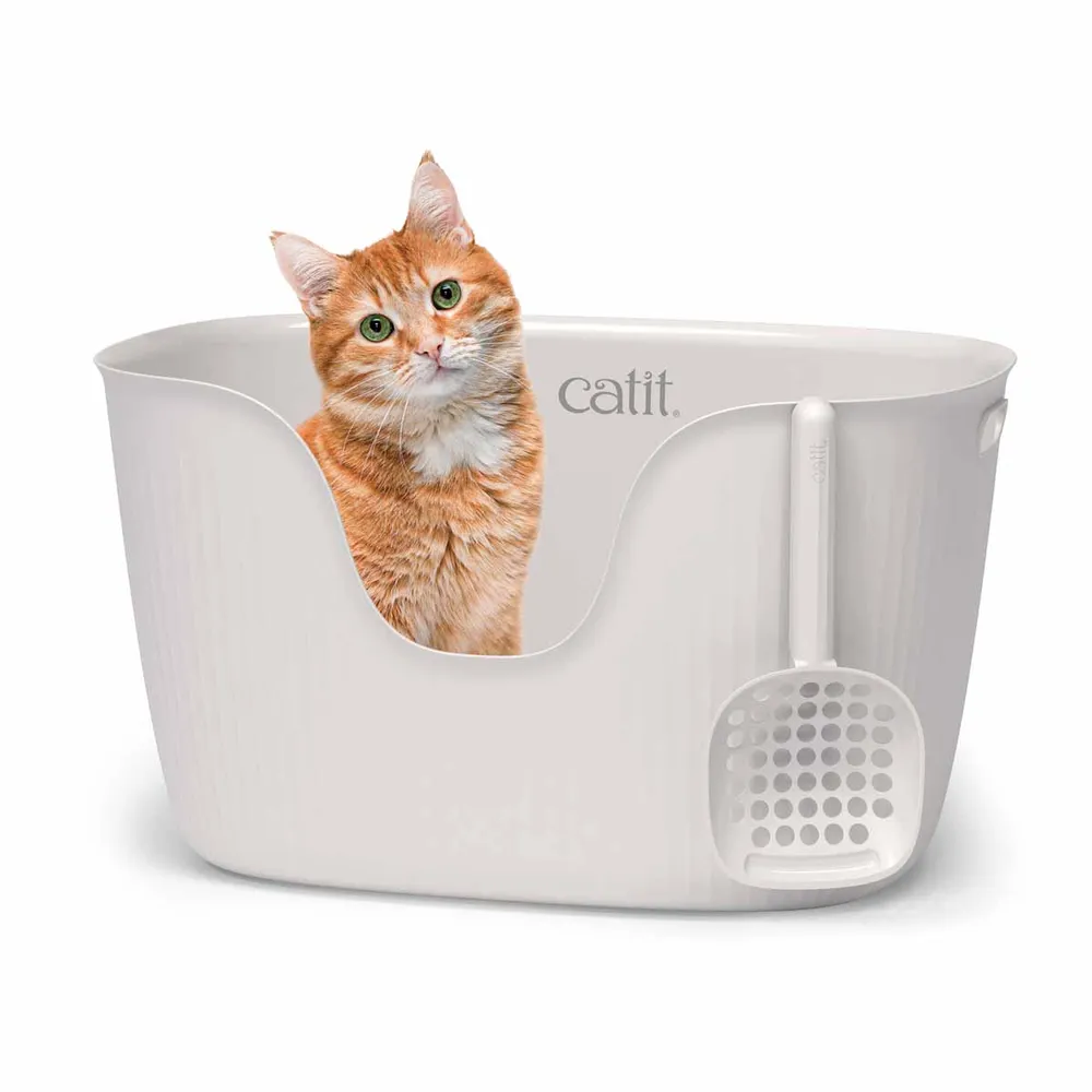 Catit - Loo kattebakke med høje kanter - 58,5x36,5x33,5