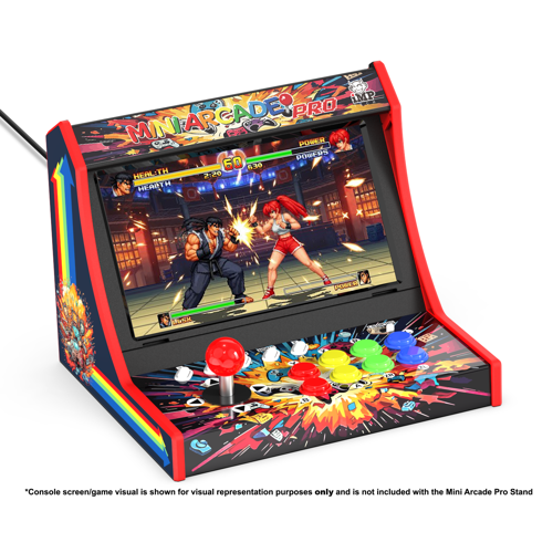 iMP Tech - Mini Arcade Pro Retro Game Cabinet for Switch 2, Switch and OLED - Black