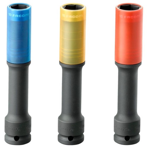 Facom Impact Wheel socket 17-19-21 mm set