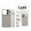 CARE™ by PanzerGlass® Samba-skal Vanilla med MagSafe – iPhone 18 Pro - 17 Pro