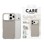 CARE™ by PanzerGlass® Samba etui w kolorze waniliowym z MagSafe – iPhone 18 Pro Max - 17 Pro Max