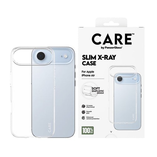 PanzerGlass - CARE Fashion Case Transparent X-Ray Soft Basic - iPhone Air
