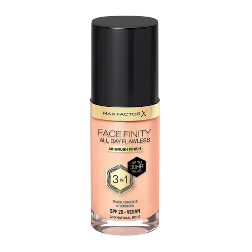 Max Factor - Facefinity All Day Flawness 3in1 Liquid Foundation - 50 Natural