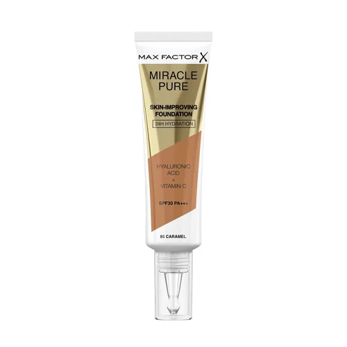 Max Factor - Miracle Pure Skin-Improving Foundation - 085 Caramel