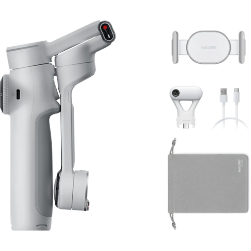 Insta360 - Flow 2 AI Tracker Bundle (Stone