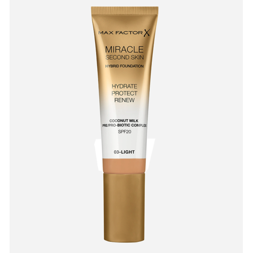 Max Factor - Miracle Second Skin Foundation - 03