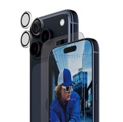 PanzerGlass - 2-i-1 Classic Bundle - iPhone 17 Pro - med FASTFIT IN-A-BOX