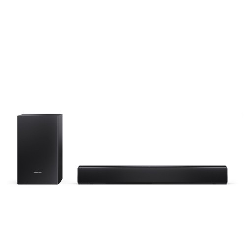 Sharp - Compact 2.1 Soundbar with Wireless Subwoofer HT-SBW121
