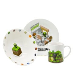 Stor – Keramikk gavesett 3 deler – Minecraft