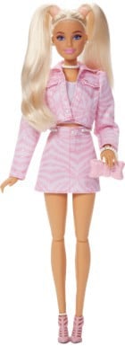 Barbie - Deluxe Style Pink Denim Jacket Blonde (JJN69)