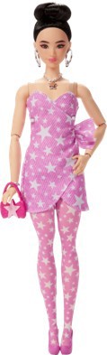 Barbie - Deluxe Style Pink Denim Star Wrap Asian (JJN71)