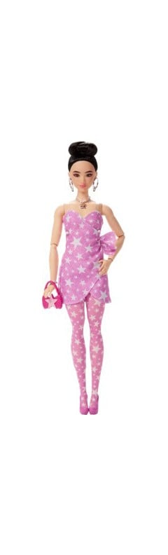 Barbie - Deluxe Style Pink Denim Star Wrap Asian (JJN71)