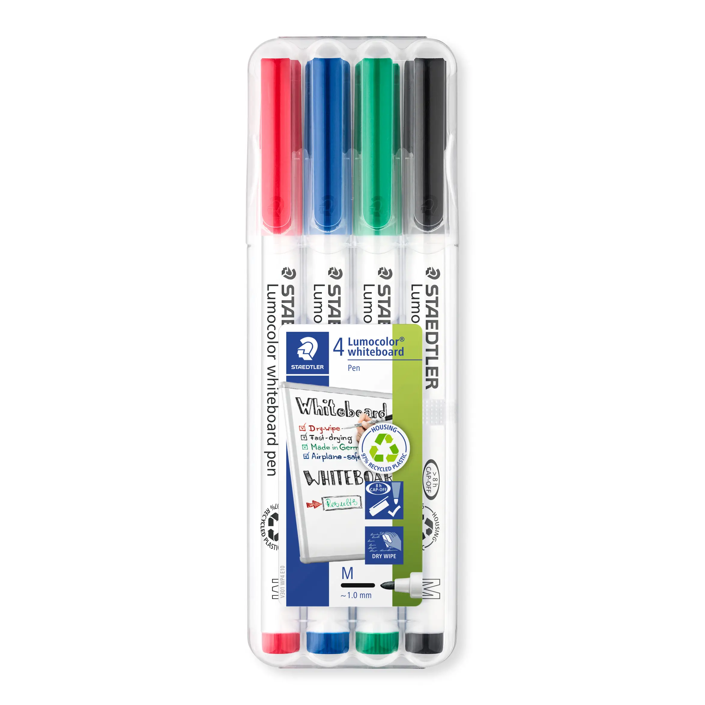 Staedtler – Lumocolor whiteboard marker – 4 stk., ass.