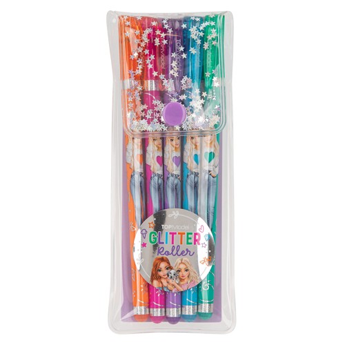 Topmodel - Glittergelpennor - 5-p