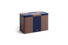 HAY - Tin Pojemnik - Brązowy & Midnight Blue - Medium