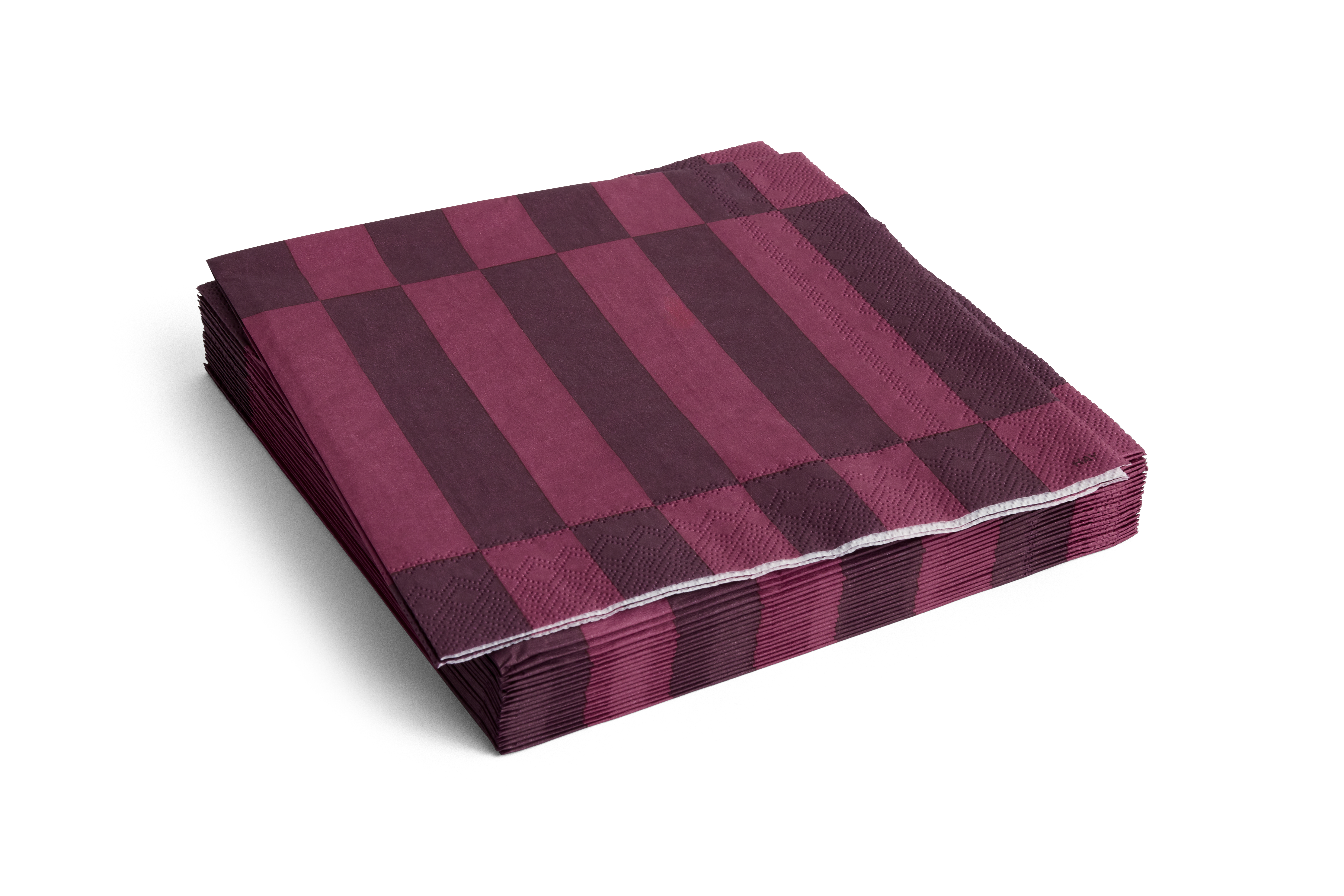 HAY - Pattern Dinerservetten - Set van 20 - Bordeaux & Wijnrood