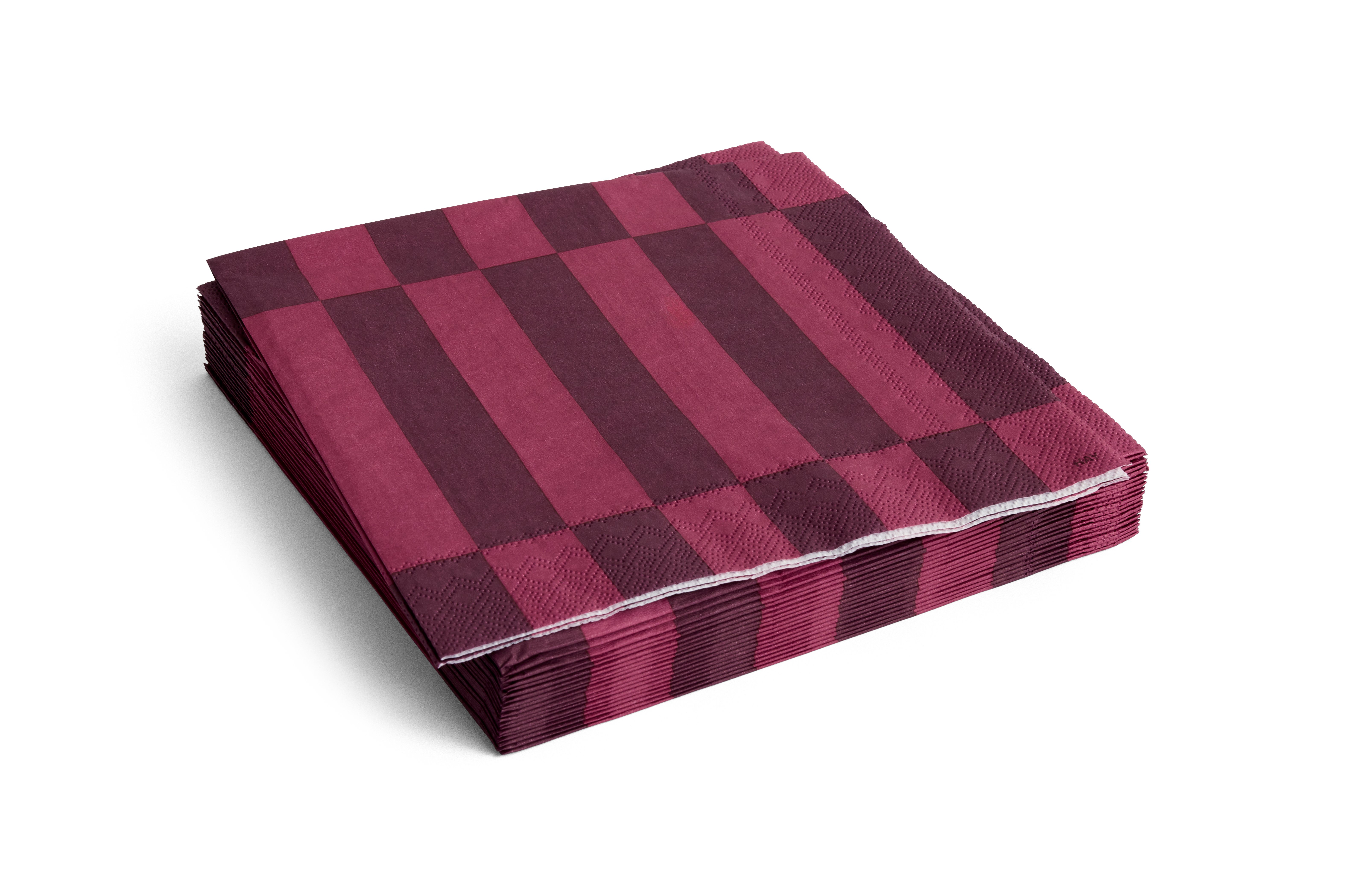 HAY - Pattern Illallislautasliinat - 20 kpl setti - Bordeaux & Viininpunainen