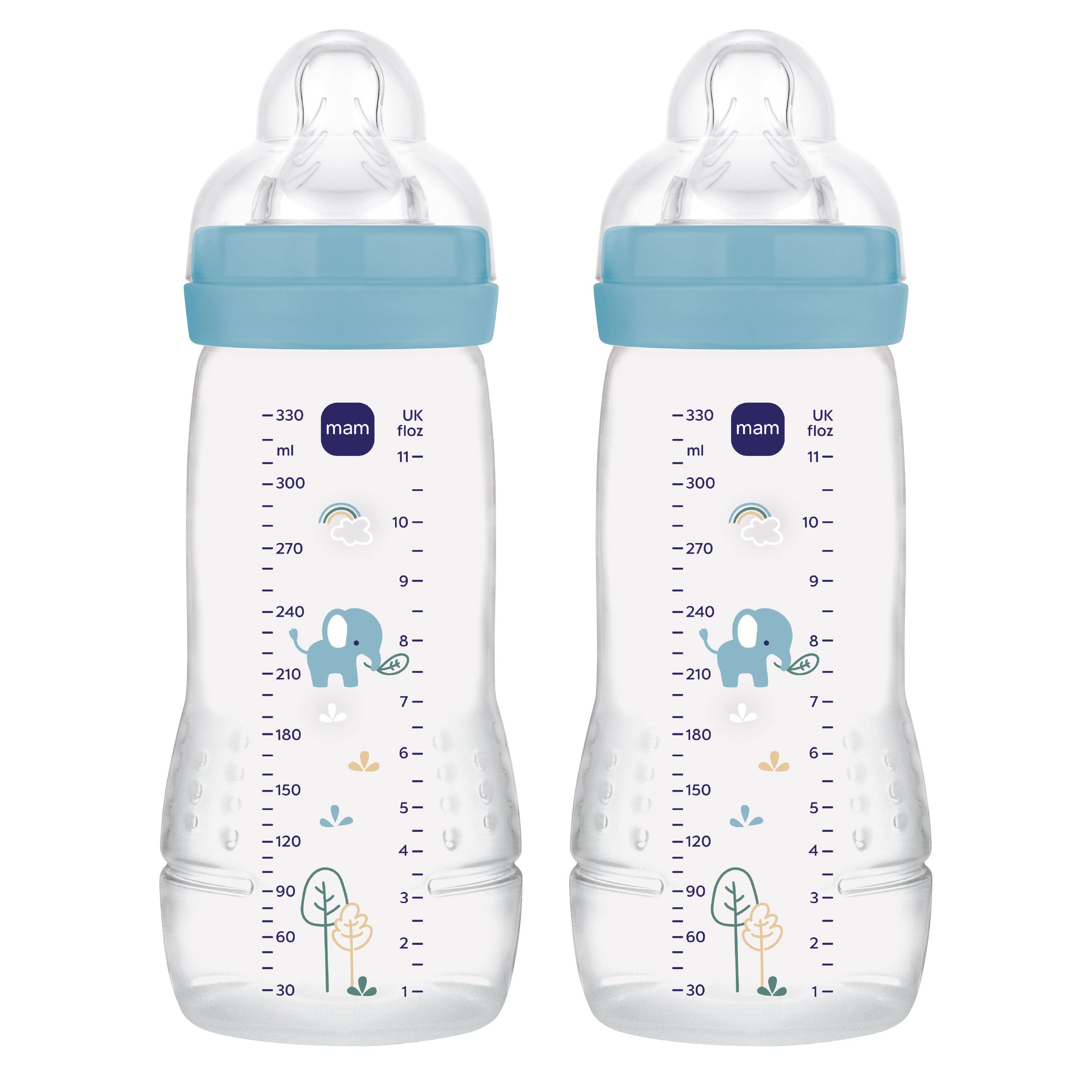 MAM - Easy Active Sutteflaske - Blue - 330ml