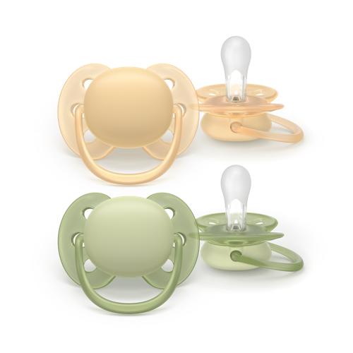 Avent - Ultra soft soother, 6-18m, Beige