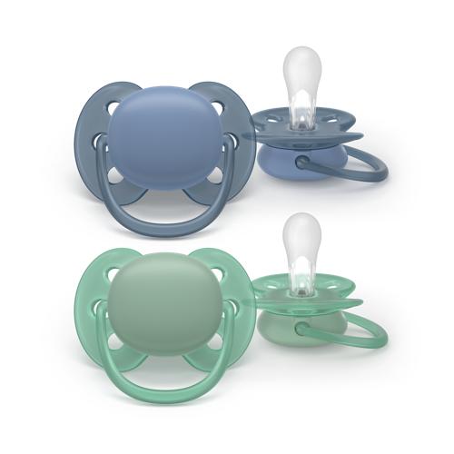 Avent Ultra soft soother, 6-18m, Grey