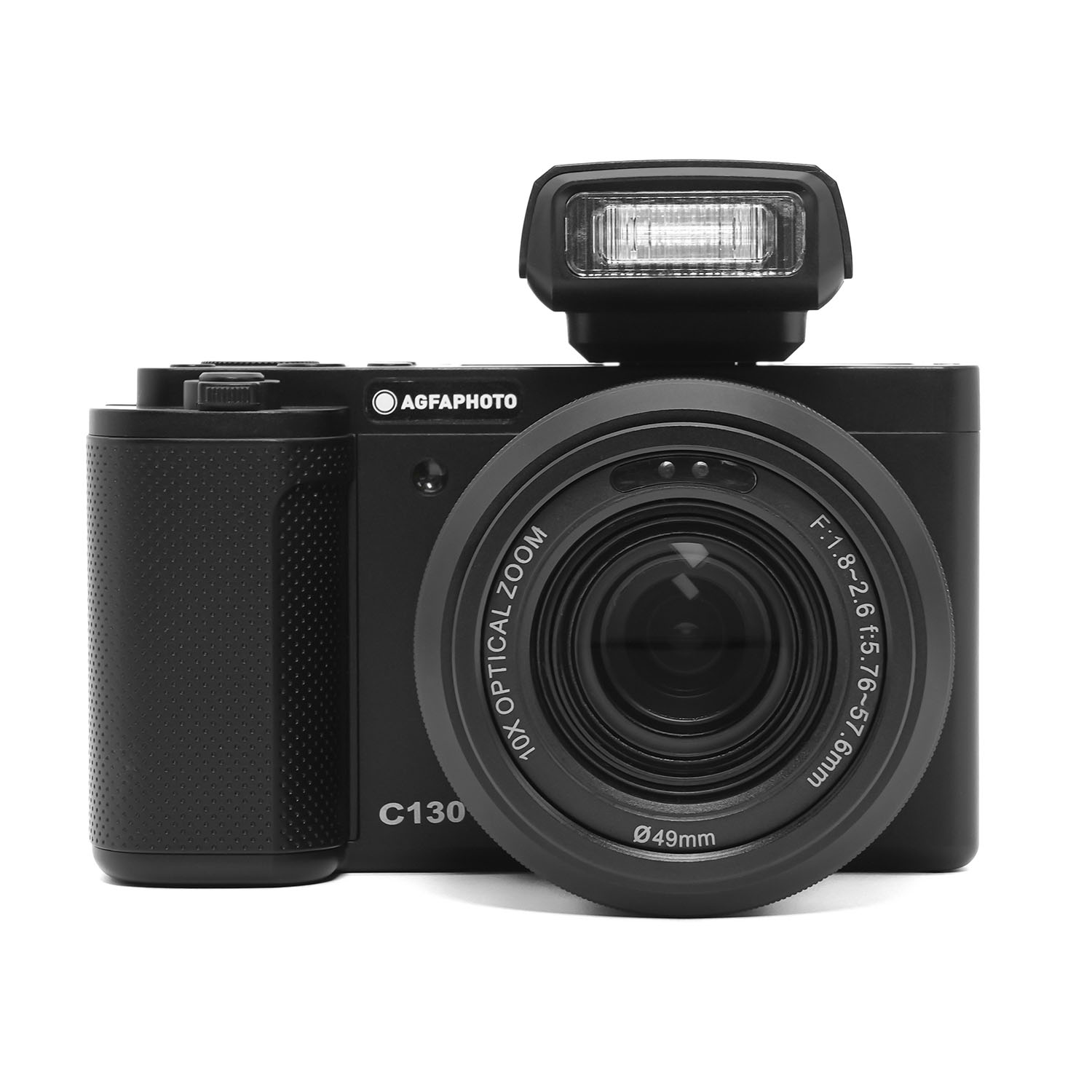 AgfaPhoto - Realishot C130 Digitaalinen Kamera - Musta - 2.8-inch touch screen