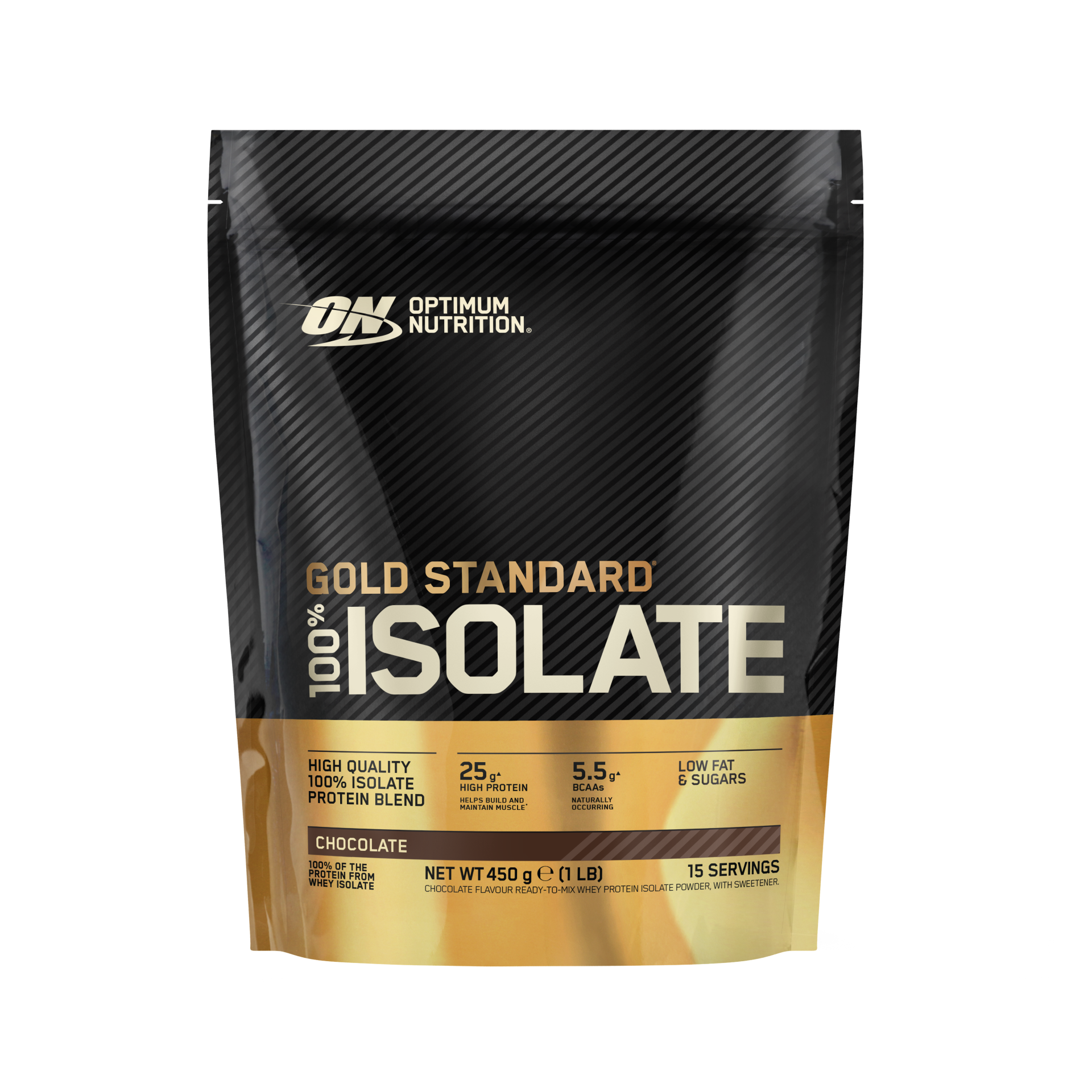 Optimum Nutrition - Gold Standard 100% Isolate - Chocolate 450 g