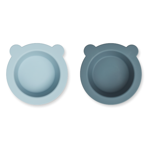 Liewood - Peony Suction Bowl 2-Pack