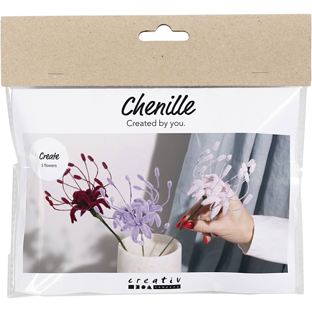 DIY Kit - Chenilleblomster