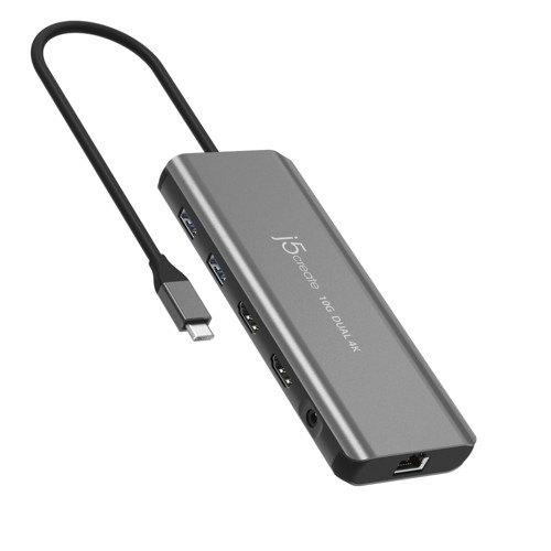 J5create - USB-C Dual 4K HDMI 10Gbps Mini Dock