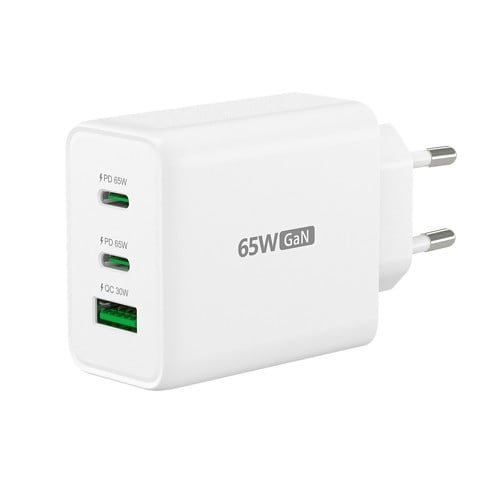 J5create - 65W GaN USB-C 3-Port Charger - EU